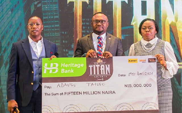 Read more about the article HERITAGE BANK EMPOWERS ELDERLY CAREGIVER WITH N15M IN “THE NEXT TITAN SEASON-8”